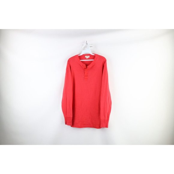 GAP | Shirts | Vintage 9s Gap Mens Large Thermal Ribbed Knit Long 